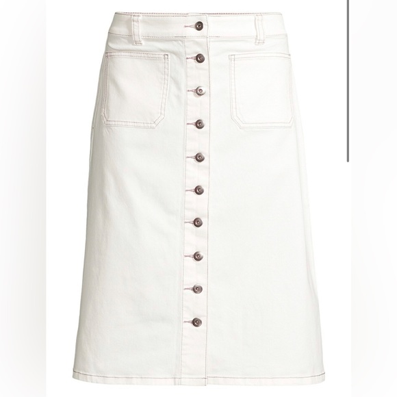 Kate spade new york Denim Button Midi Skirt - Picture 2 of 9